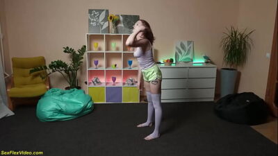 extreme flexible anal teen contortion