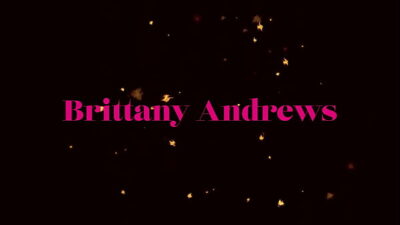 Horny Blonde Brittany Andrews Pokes Her Butt With A Dildo!